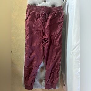 Target Women's High-Rise Woven Ankle Jogger
Pants - A New Day™ Burgundy XL